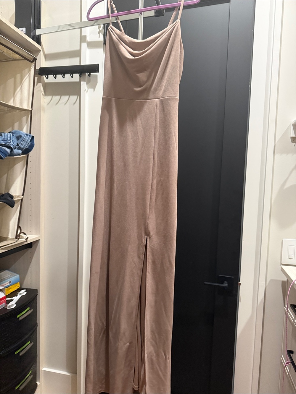 Birdy Grey Dress Label in Blush Taupe